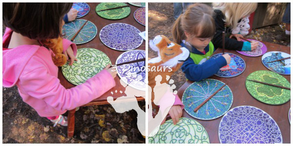 Celtic Therapy Plates - 3 Dinosaurs