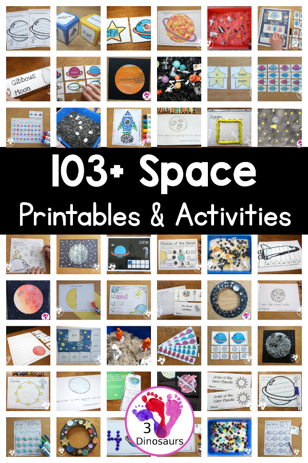 Space Activities & Printables - 3Dinosaurs.com