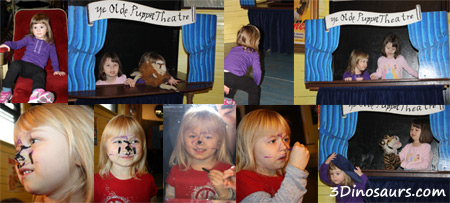 Theater and Face Painting area