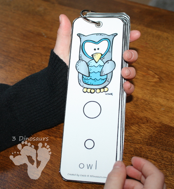 Free ABC Bookmarks - a bookmark for each letter of the alphabet with uppercase letter, lowercase letter and the word to match the picture on the bookmark. A great letter bookmark set for kids. - 3Dinosaurs.com
