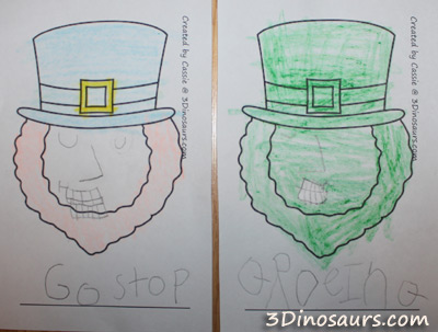 Pick and Draw Leprechaun
