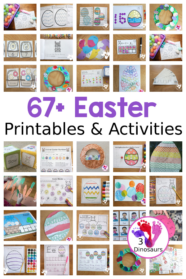 Easter Activities & Printables - 3Dinosaurs.com