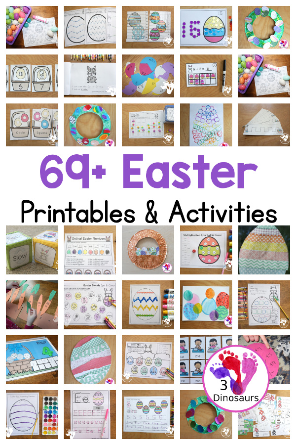 Easter Activities & Printables - 3Dinosaurs.com