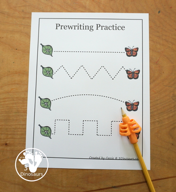 Free Life Cycle of a Butterfly Pack - a 70 page prek and kindergarten and 32 page tot and preschool pack with load of life cycle of butterfly for monarch with different pictures and activities around butterflies - 3Dinosaurs.com