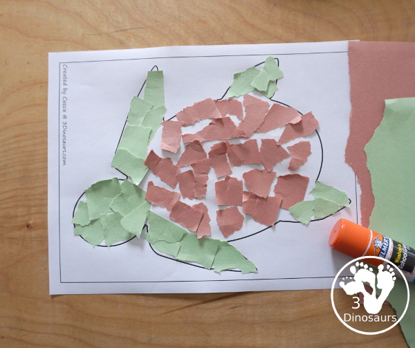 Free Sea Turtle Fine Motor Mats with a sea turtle template printable, sea turtle outline printables, a sea turtle tracing printable, and a sea turtle dot marker printable - 3Dinosaurs.com
