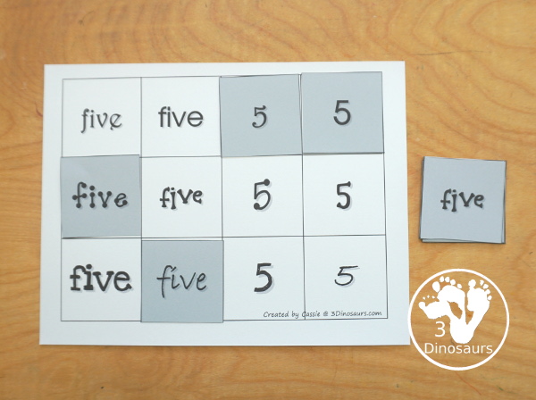Free Romping and Roaring Number 5 Knight Theme Pack with number 5 worksheets, number 5 puzzles, number 5 handwriting, number 5 dot marker worksheets and more for PreK and kindergarten age kids with a castle and knight theme. - 3Dinosaurs.com