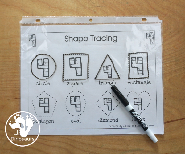 Free Romping and Roaring Number 4 Pack - with number 4 worksheets, number 4 puzzles, number 4 handwriting, number 4 dot marker worksheets and more for PreK and kindergarten age kids with a shirt theme. - 3Dinosaurs.com