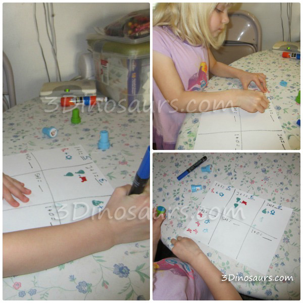 4 Math & Counting Activities With Stamps