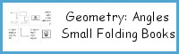 Geometry: Angles Small Folding Books