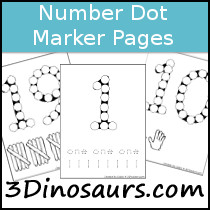 Free Number Dot Marker Pages 0 to 20