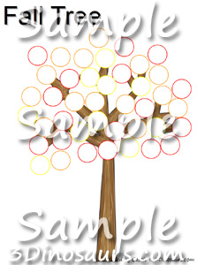 Fall Dot Markers