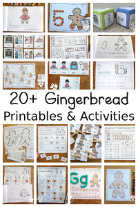 20+ Gingerbread & Gingerbread Man Activities & Printables