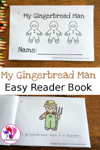 Free My Gingerbread Man Easy Reader Book