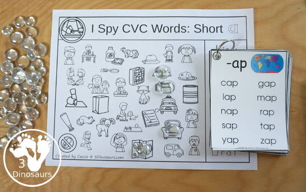 I Spy Cvc Words Free Printable Printable Templates