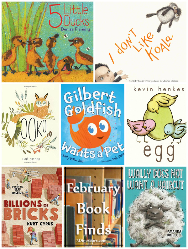 Fun to Read February 2016 Book Finds | 3 Dinosaurs