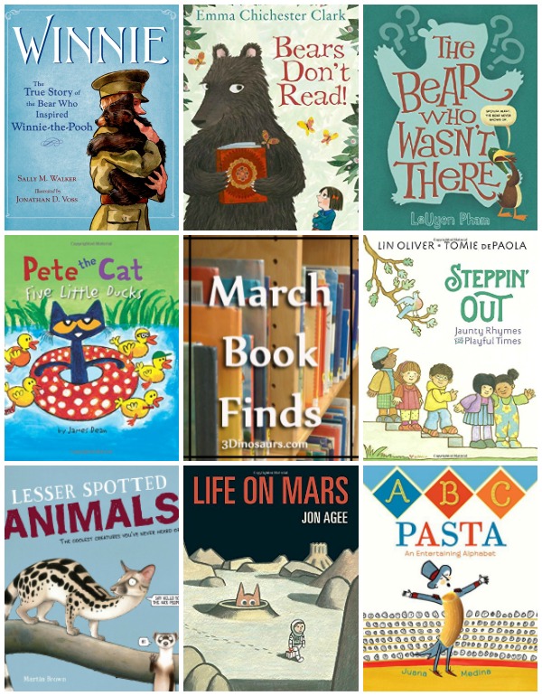 Fun to Read March 2017 Book Finds | 3 Dinosaurs