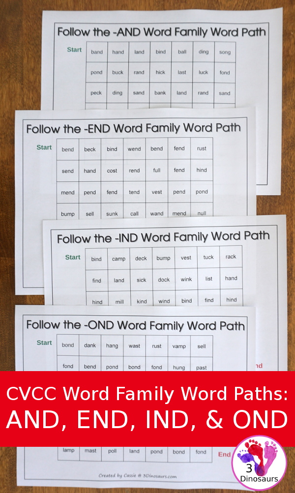 cvcc-word-family-word-paths-and-end-ind-ond-3-dinosaurs