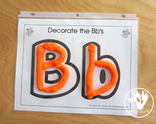 Free Romping & Roaring B Pack: Letter B Is For Butterfly | 3 Dinosaurs