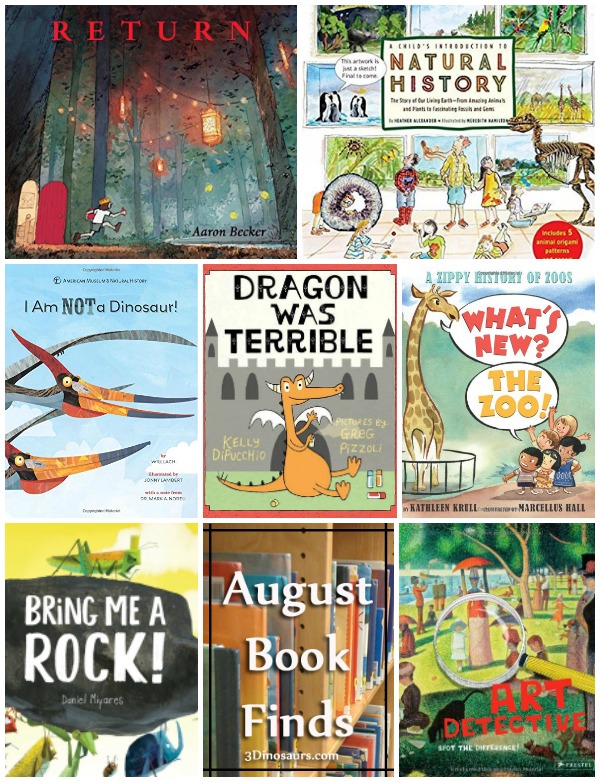 August 2016 Book Finds | 3 Dinosaurs