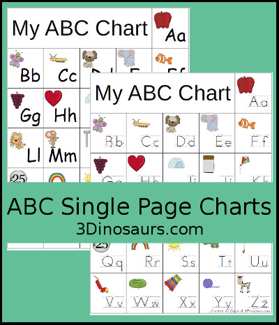 Abc Number Chart