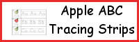 Apple ABC Tracing Strips