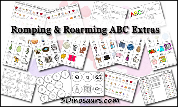 Romping & Roaring ABC Pack Extras
