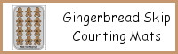 Gingerbread Skip Counting Mats 2 to 12