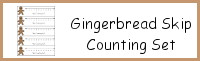 Gingerbread Skip Counting Set