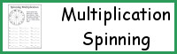 Multiplication Spinning Printable