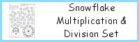 Snowflake Multiplication & Division Selling Set