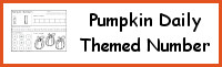 Pumpkin Daily Themed Number