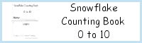 Snowflake Number Word Counting Book