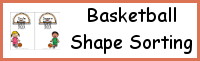 Basketball Shape Sorting Printable