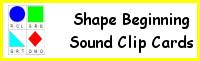 Shape Beginning Sound Clip Cards