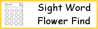 Sight Word Flower Find