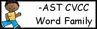 CVCC Word Family Printables: -AST