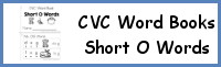 CVC Word Book: Short O Words Easy Reader Book