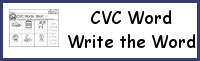 CVC Word Write the Word