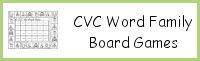 CVC Word Family Games Set