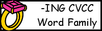 CVCC Word Family Printables: -ING