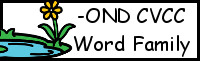 CVCC Word Family Printables: -OND