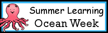 No-Prep Ocean Weekly Packs – PreK to 4th Grade